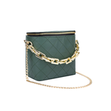 Green Boxy Handbag